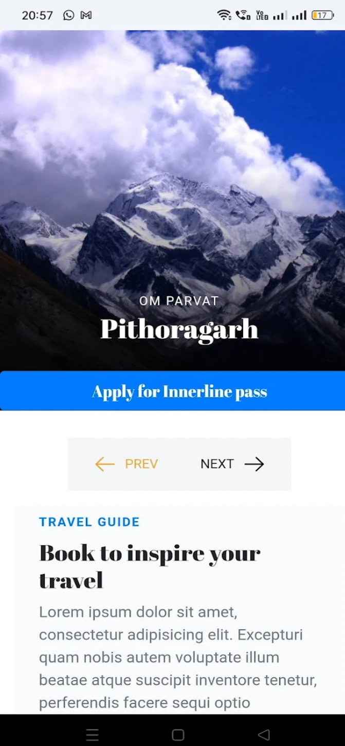 Service platform mockup